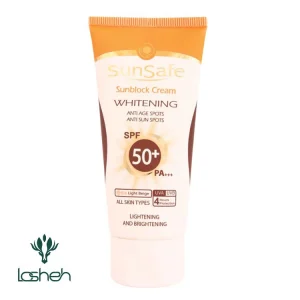 کرم ضدآفتاب روشن‌كننده SPF50 سان سیف
