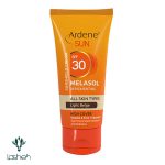 کرم ضدآفتاب ضدلک رنگی ملاسول SPF30 آردن سان