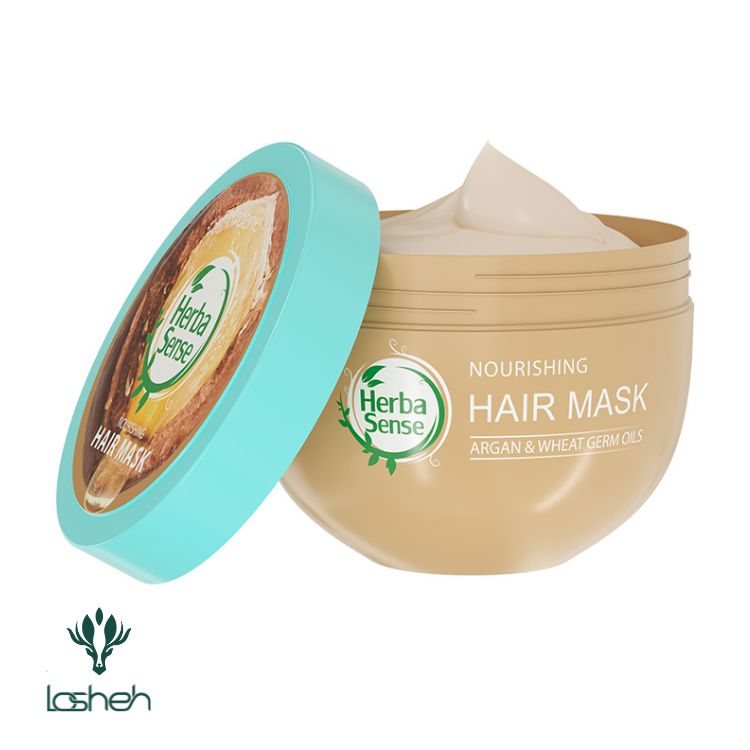 ماسک مو کراتینه روغن آرگان و جوانه گندم آردن هرباسنس