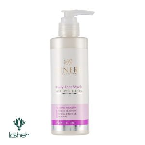 ژل شستشوی صورت مرطوب کننده و ضد آلودگی هوا سینره مخصوص پوست‌های معمولی تا خشک